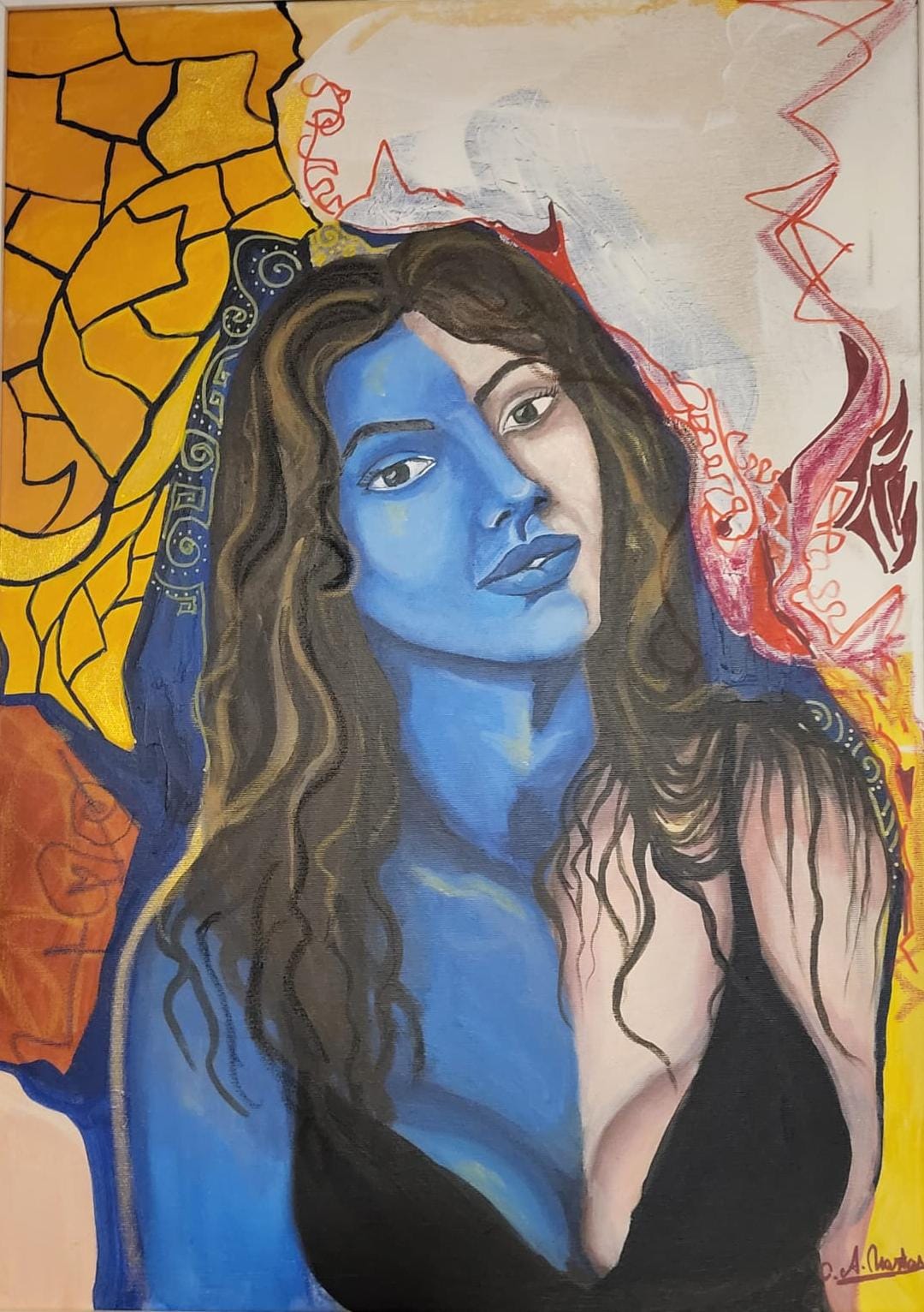 Anxietät -Die Blaue Frau