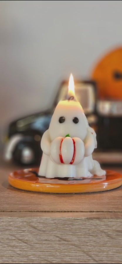 Halloween Ghost Candle Set | Soy Wax Decor & Gifts
